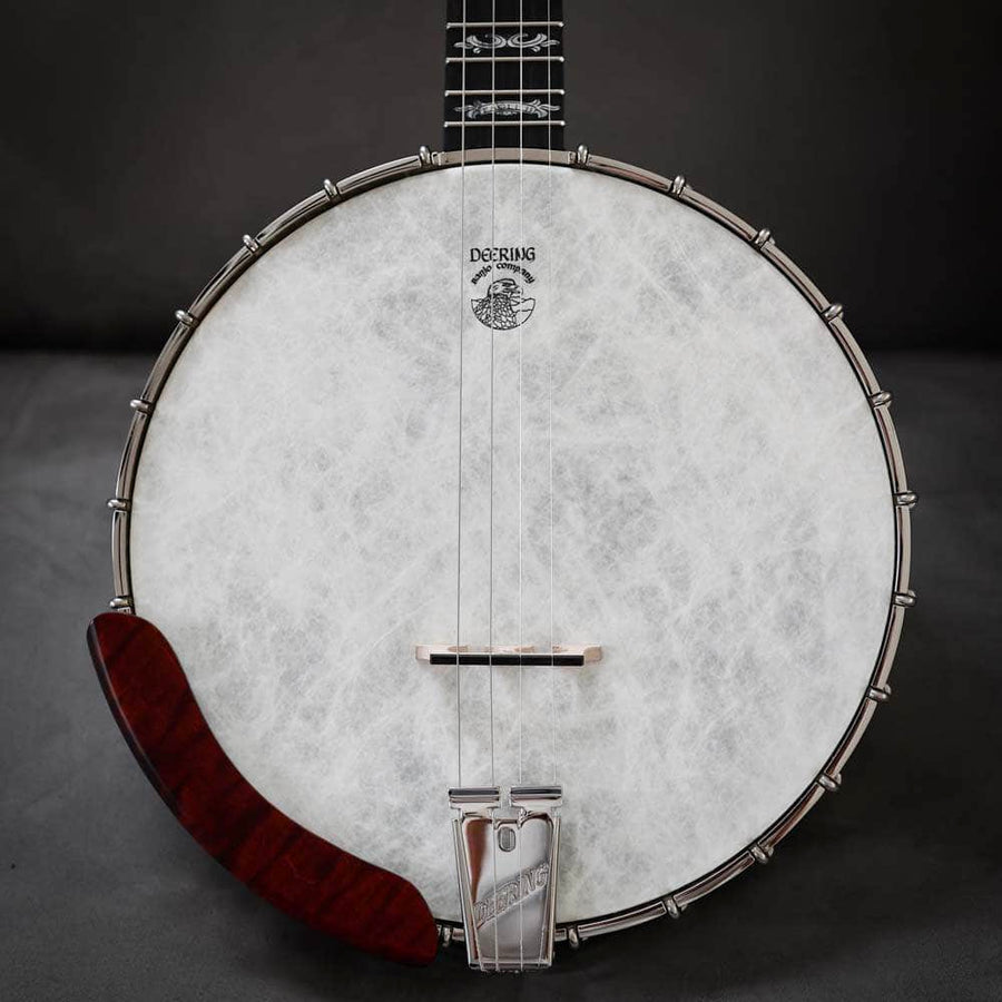 Custom Deering Eagle II 19-Fret Tenor Openback Banjo Deering 4 String Banjos