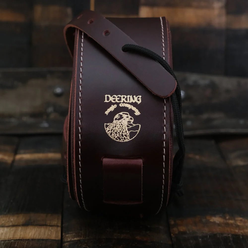 Deering Aniline Leather Banjo Strap Deering Banjo Straps